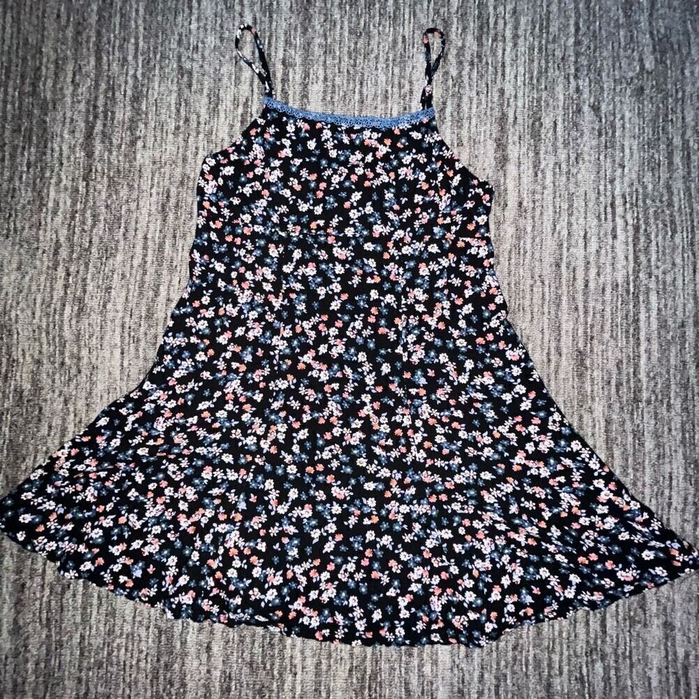 Arizona Jean Co.‎ Womens Dress Jr. Size 14 Multicolor Floral Sleeveless Girlcore